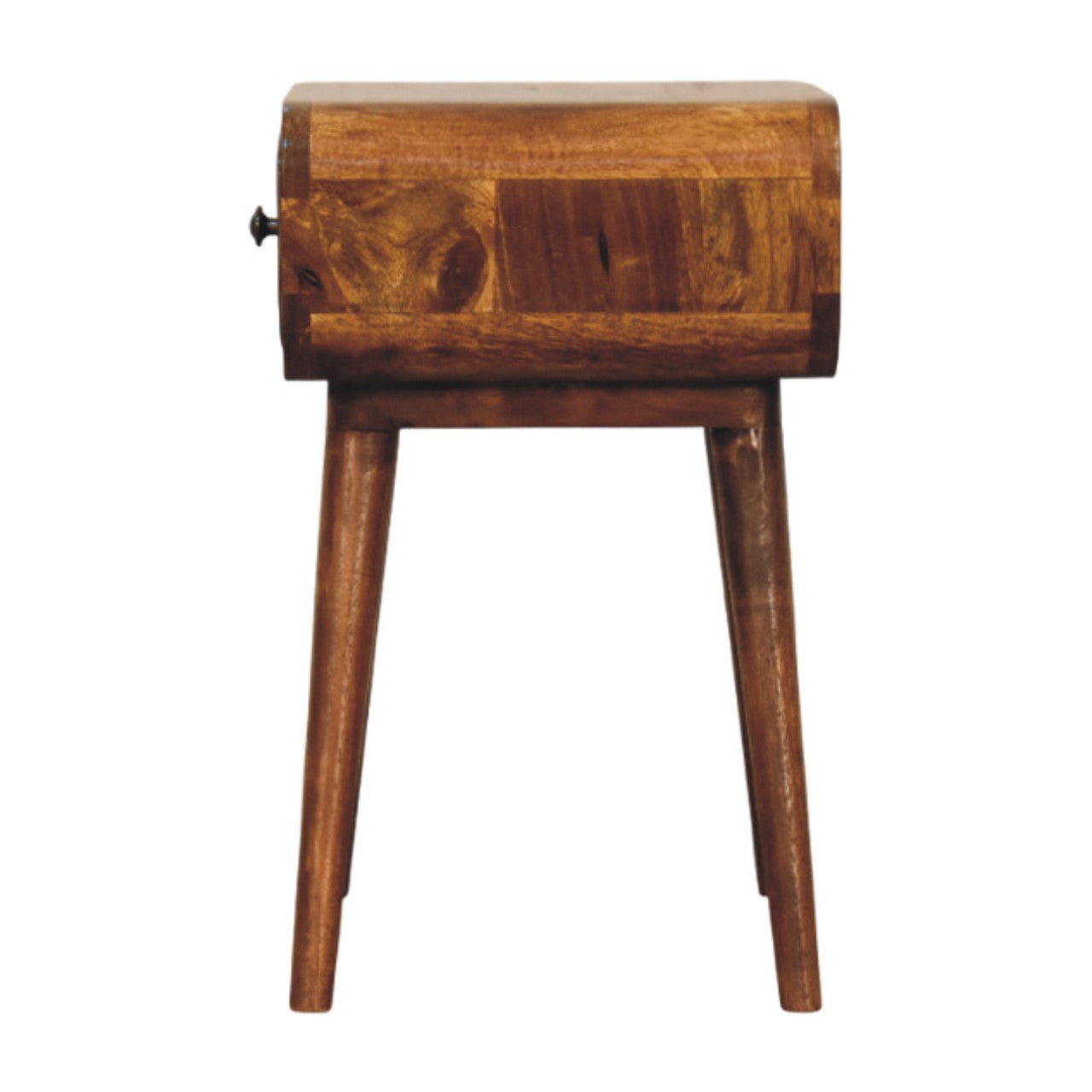 Avora Mini Chestnut Solid Wood Nightstand with Drawer