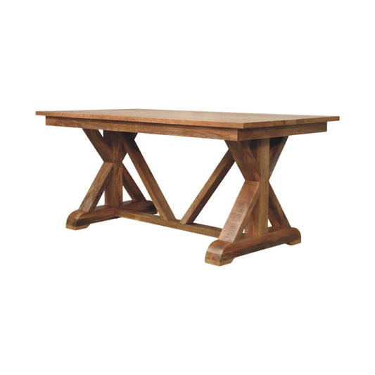 Treston Solid Wood Farmhouse Dining Table