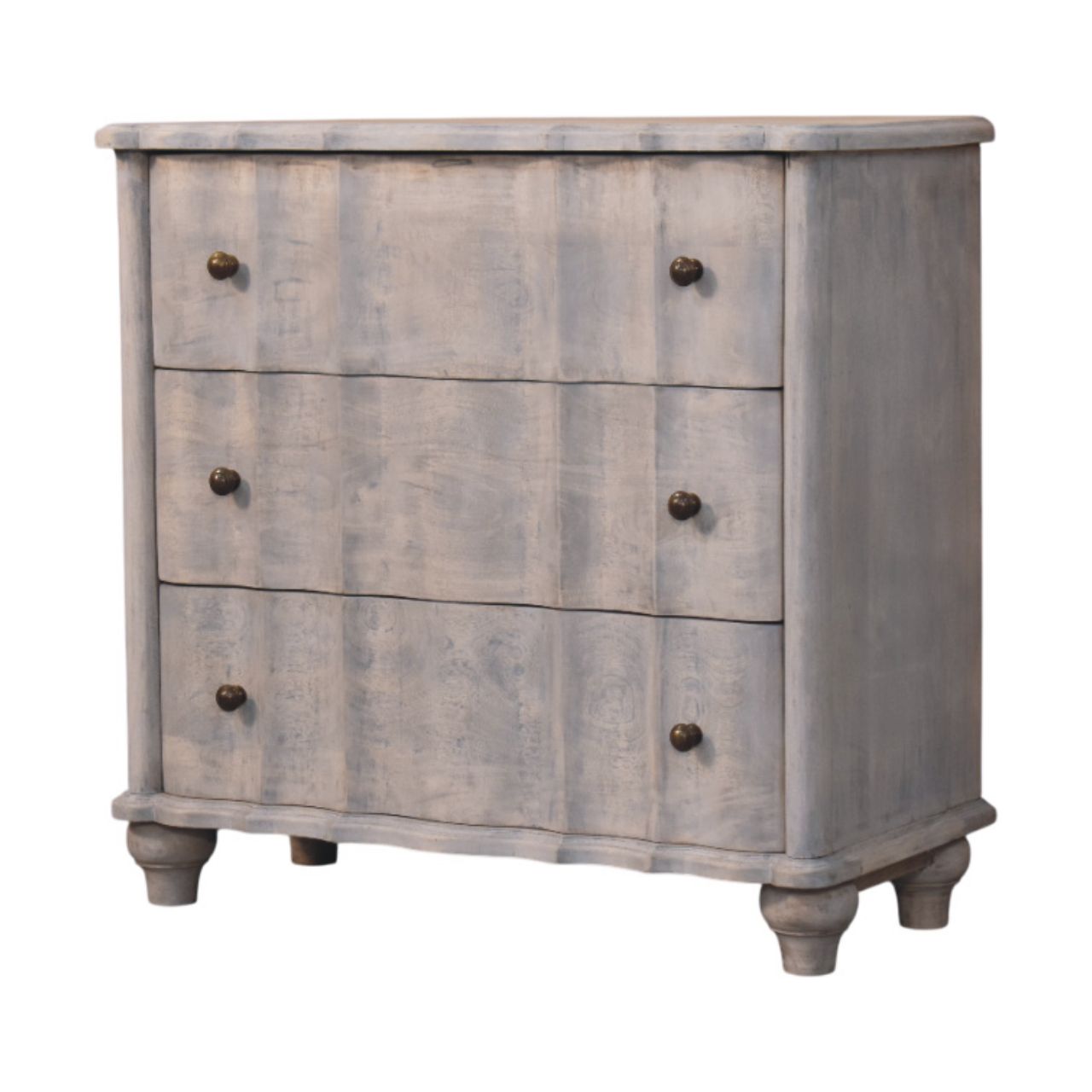 French Grey Curved Chest