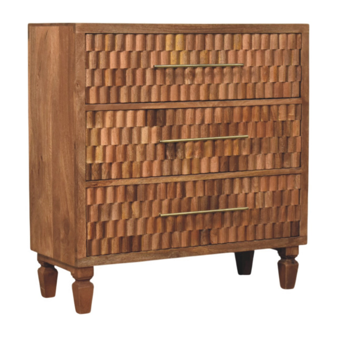 Arno Chest of Drawers – Golden Teak Finish