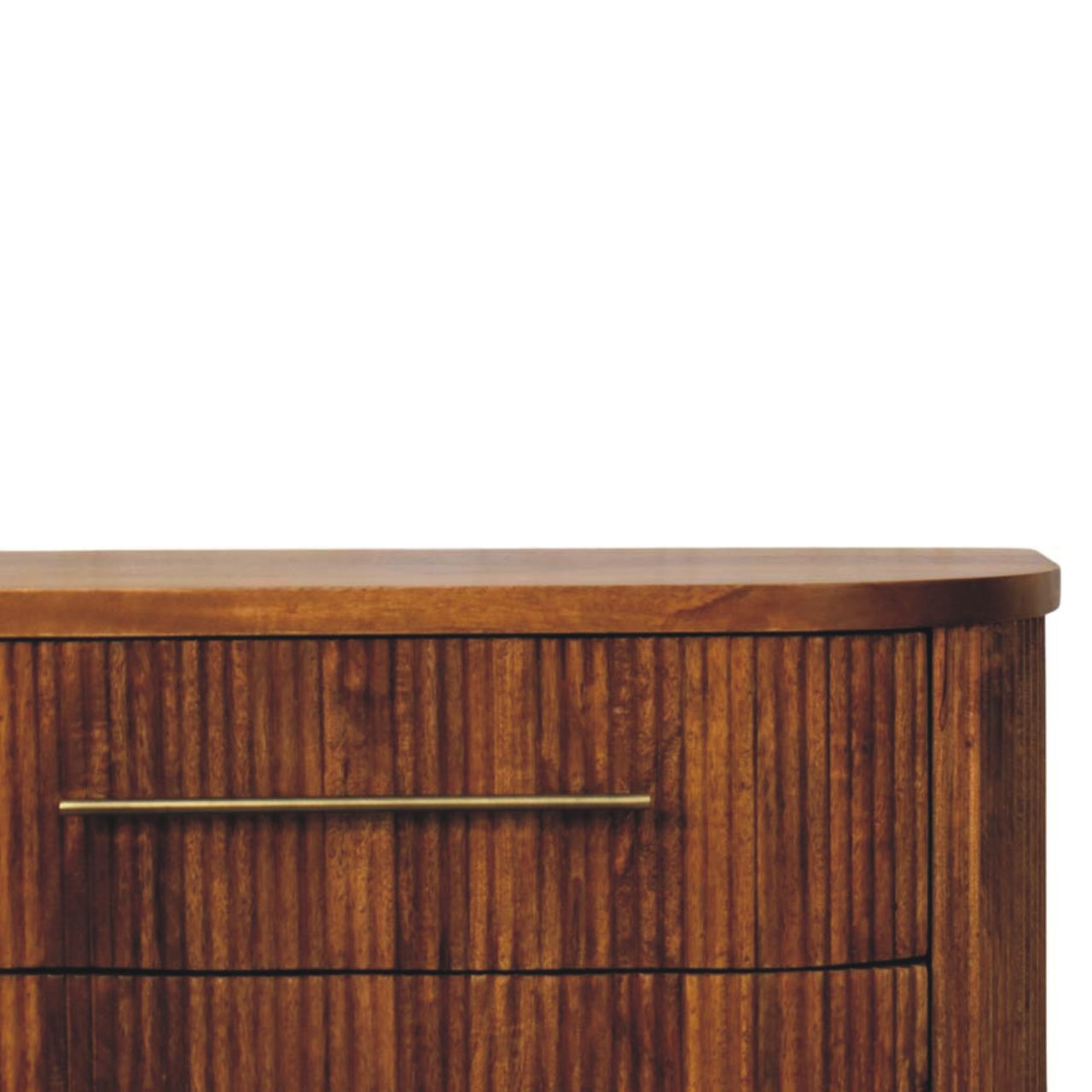 Emerson Ribbed Chest – Amber Oak Finish