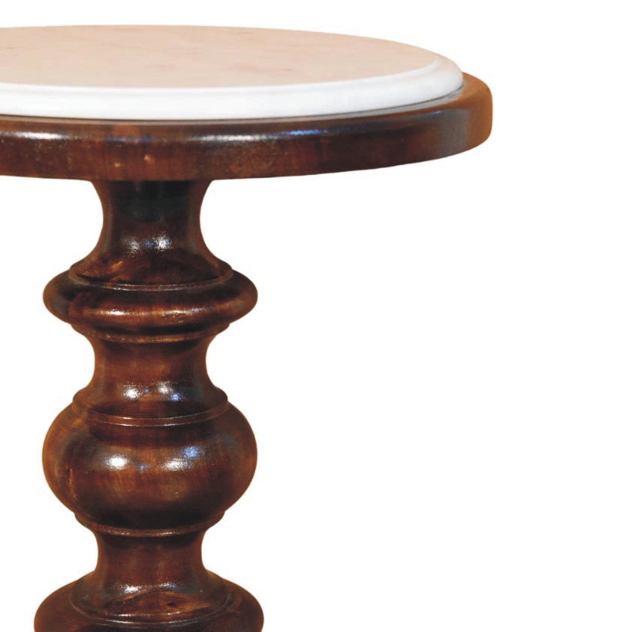 Bellmont Marble-Top Side Table