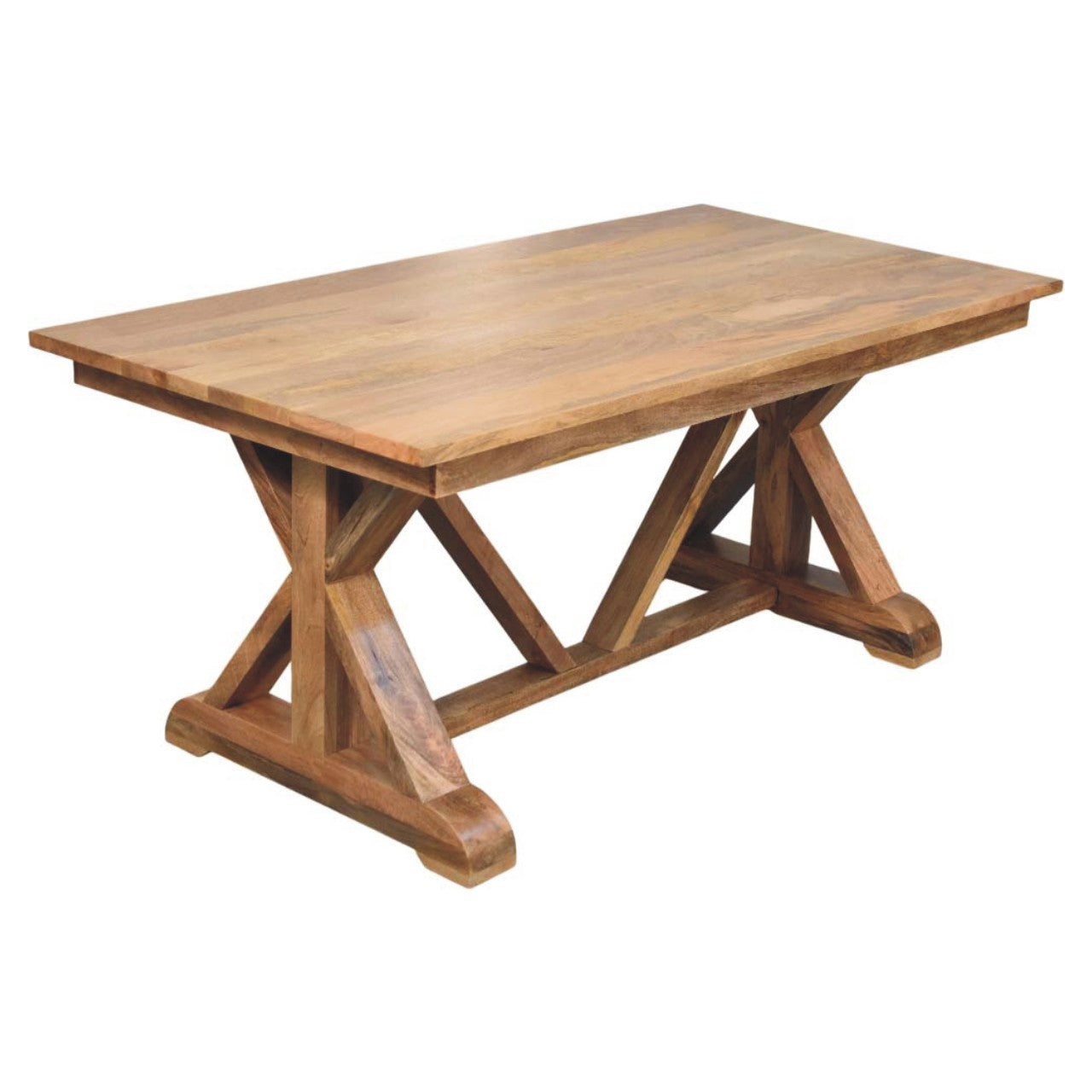 Treston Solid Wood Farmhouse Dining Table