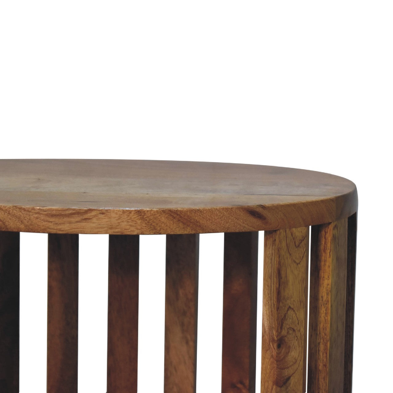 Ariella Single Shelf Bedside – Oak Finish Japanese Design