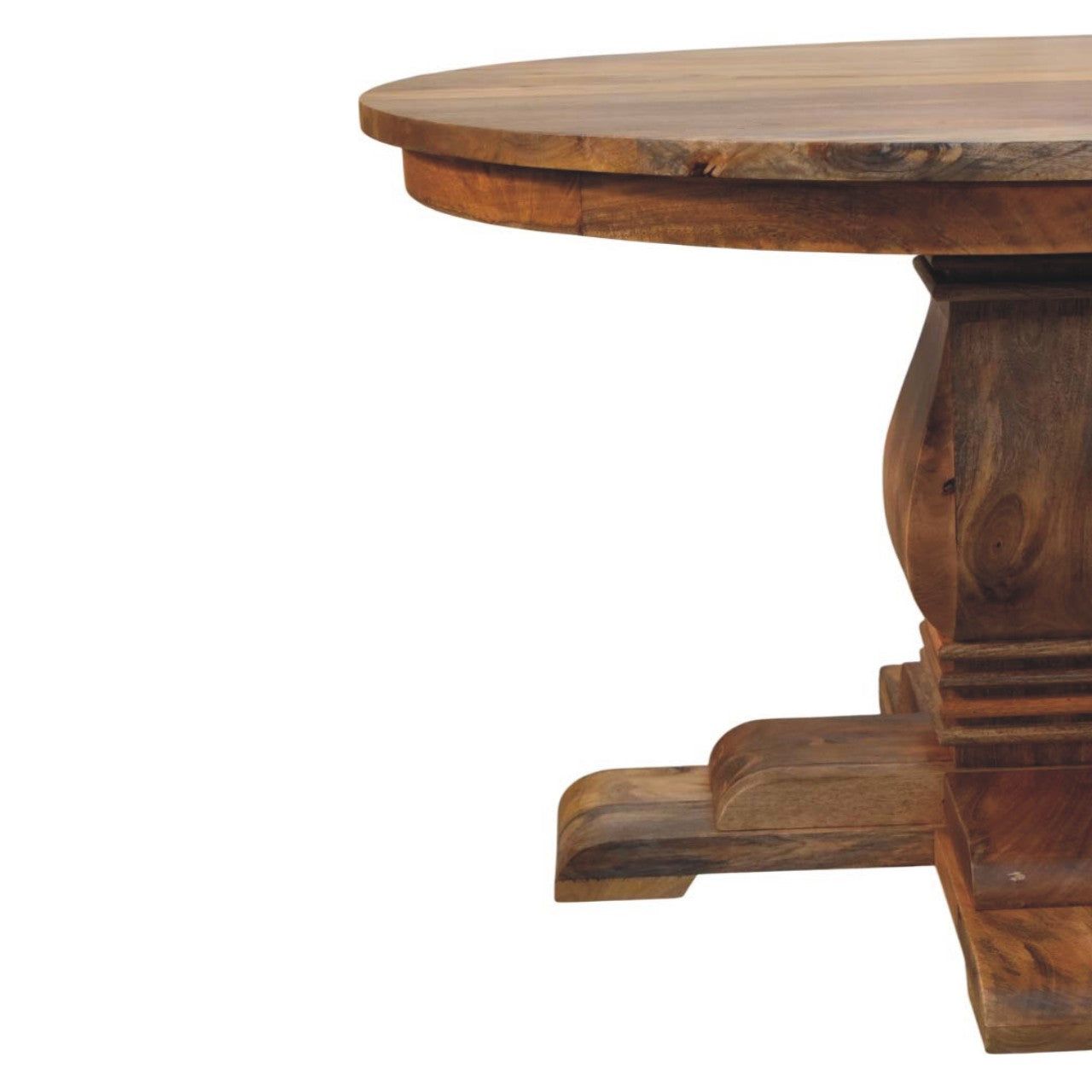 Valentina Solid Wood Round Dining Table