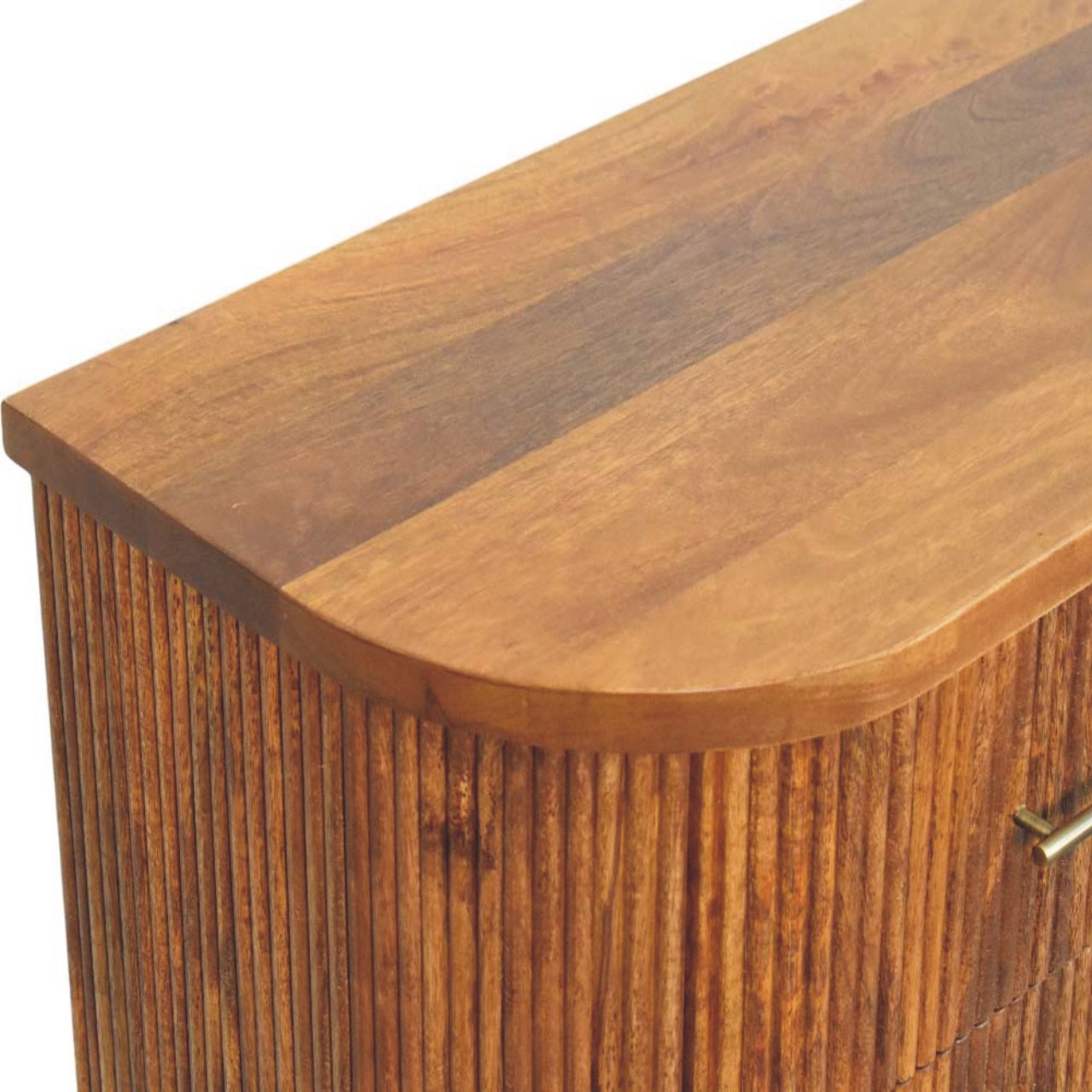 Emerson Ribbed Chest – Amber Oak Finish