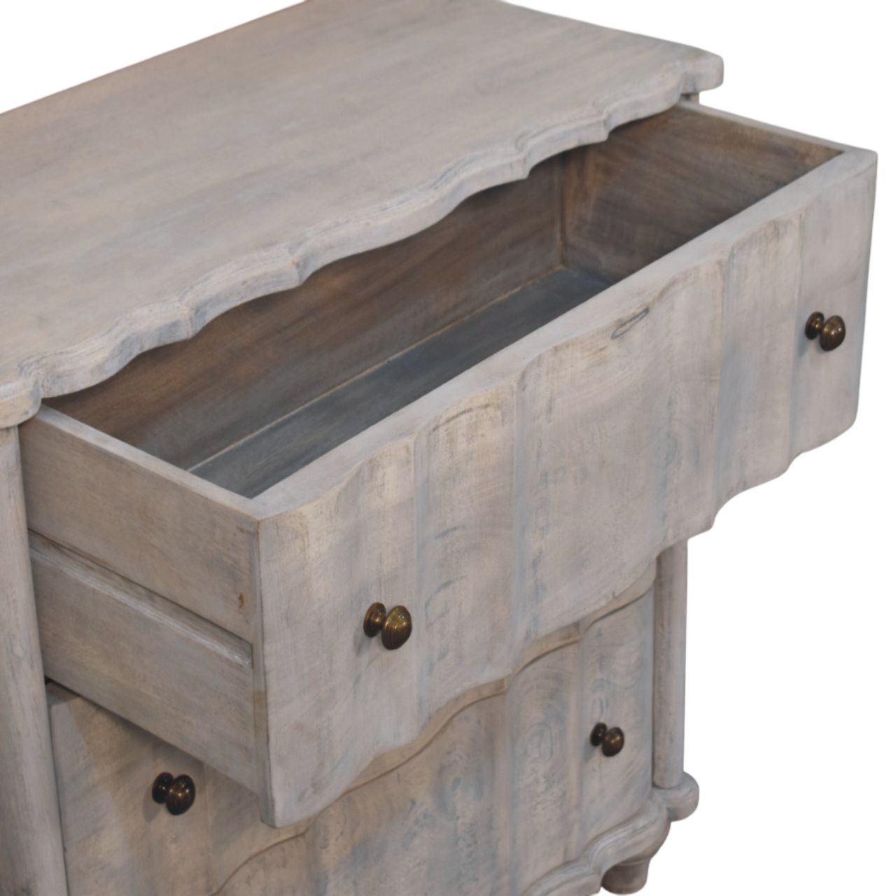 French Grey Curved Chest