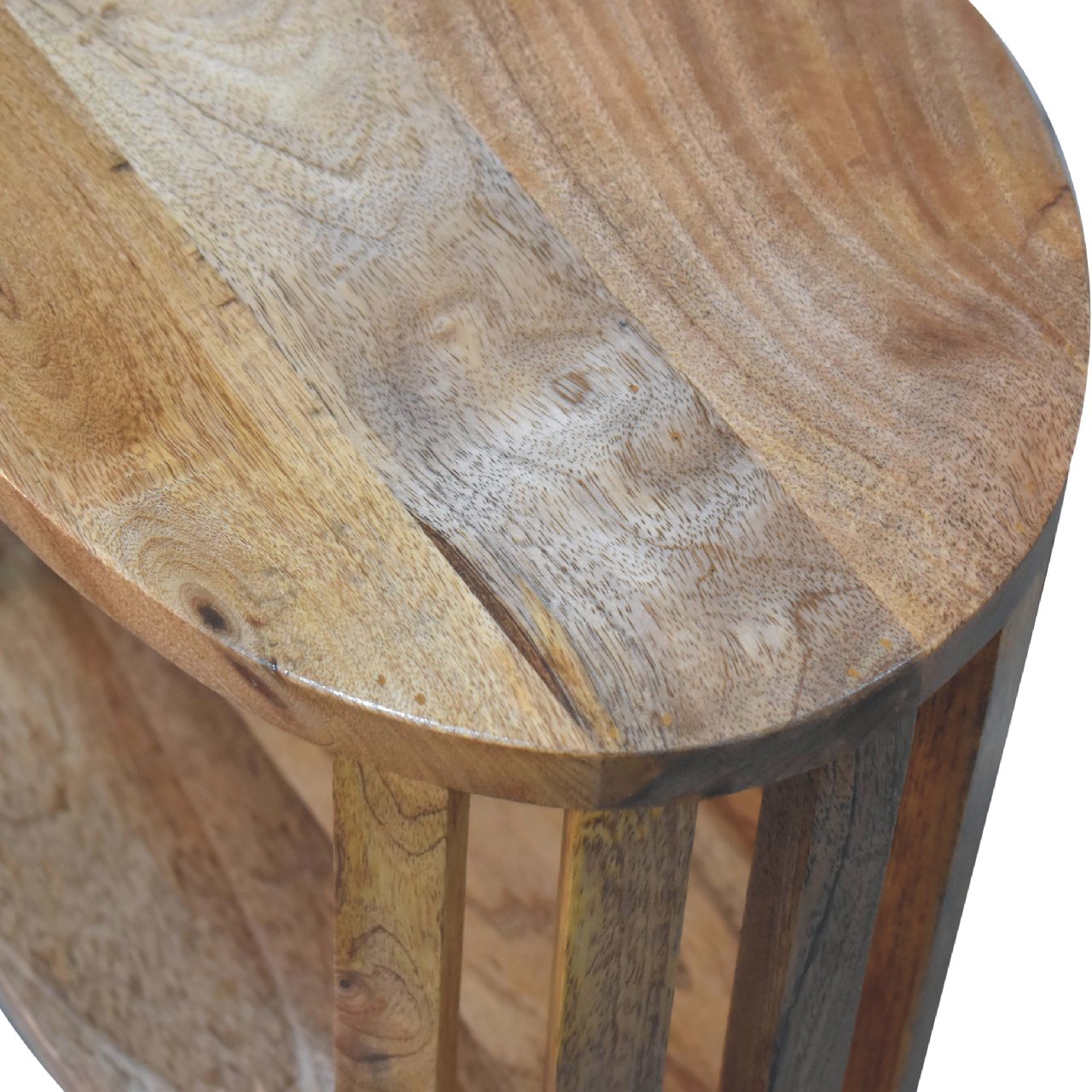 Ariella Single Shelf Bedside – Oak Finish Japanese Design