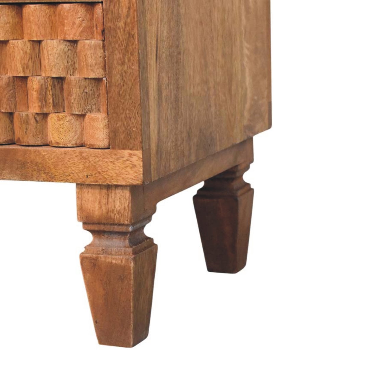 Arno Bedside Table – Golden Teak Finish