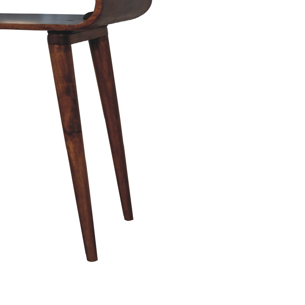 Amaya Nordic Console Table – Chestnut Finish