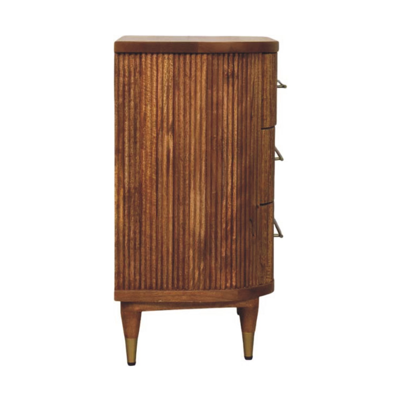 Emerson Ribbed Chest – Amber Oak Finish